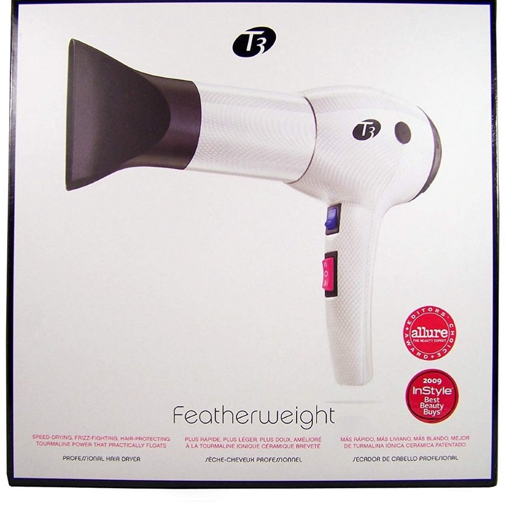 T3 featherweight brow dryer hair